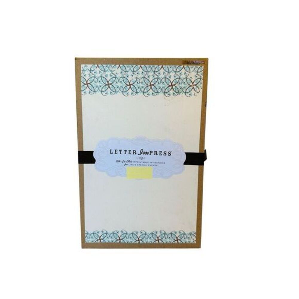 Gartner Studios Invitation Kit Blue Cream 39 Each Invites Envelopes Responses